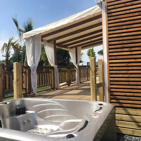 Mobil-home Les Locs Danous Kamp alanı *